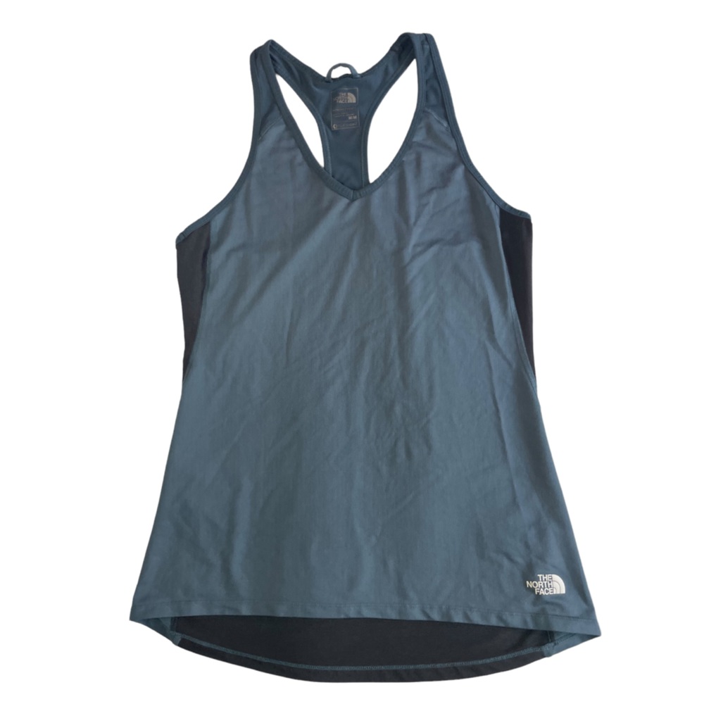 The North Face Blue Racer Back Tank Top Sz M